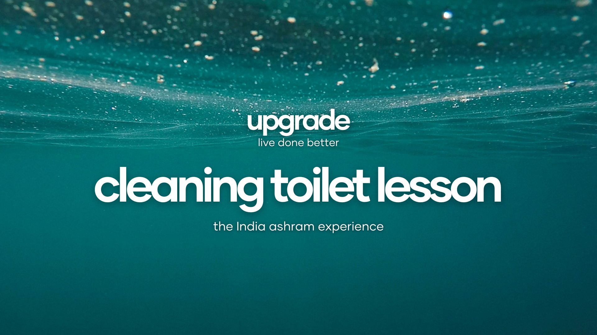 cleaning toilet lesson