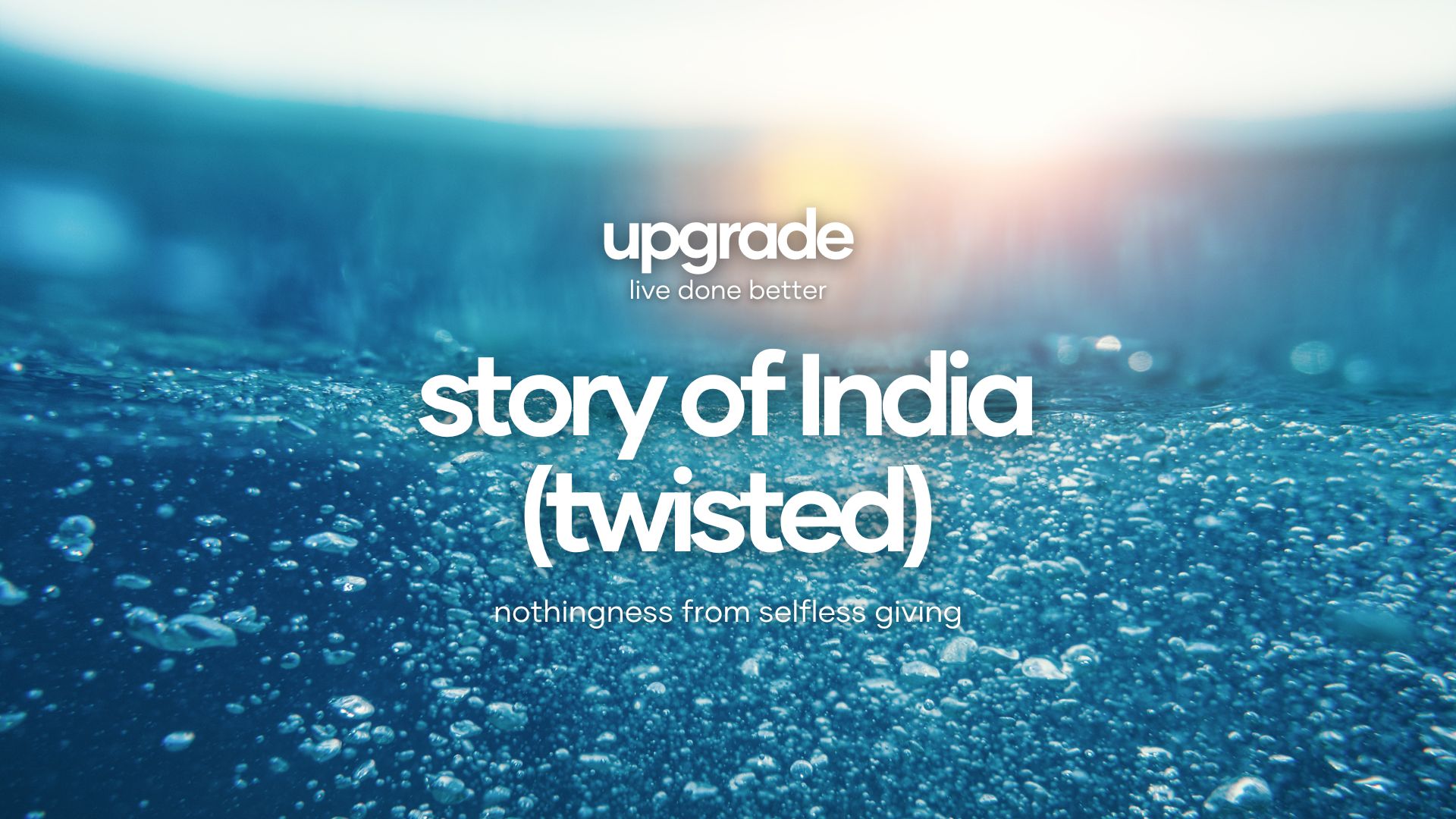 story of India (twisted)